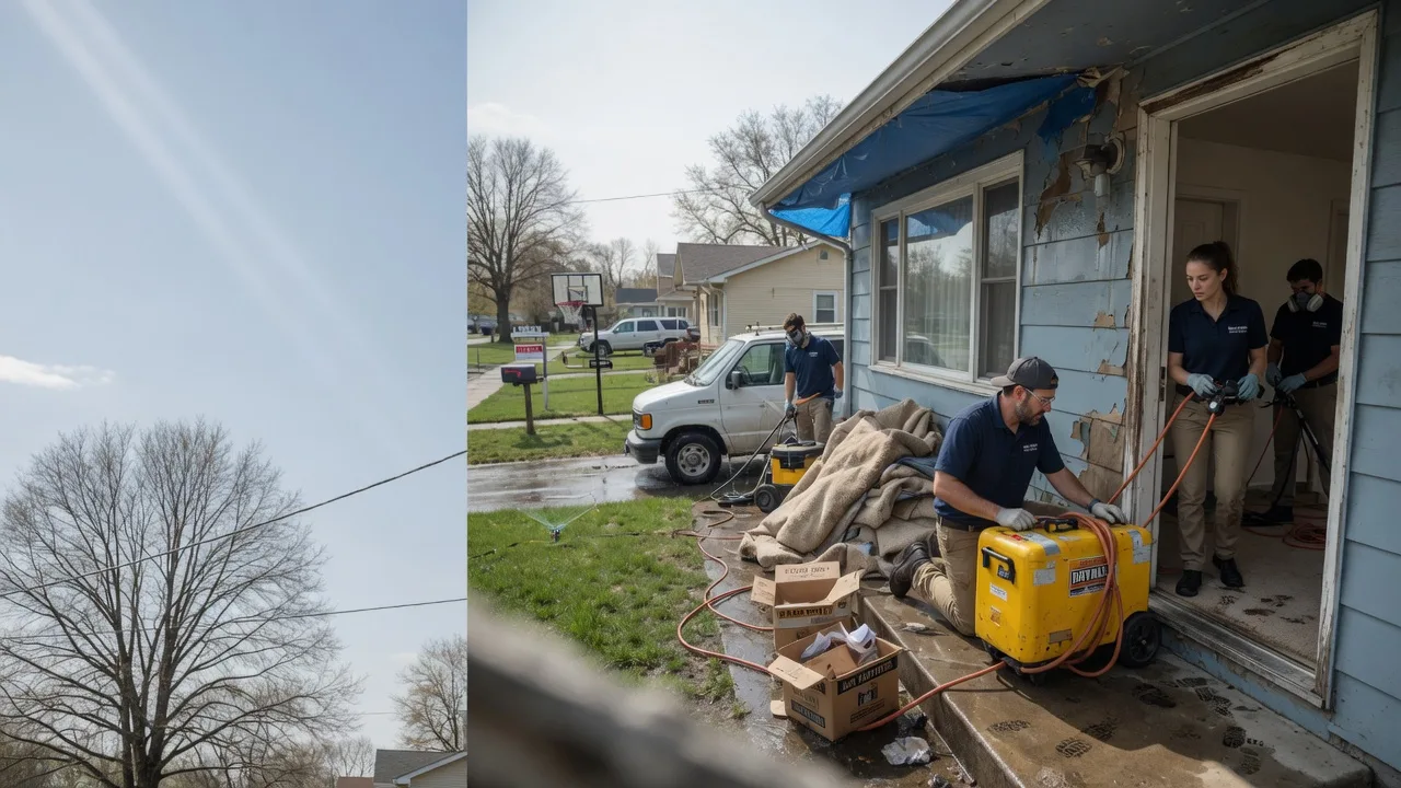 Basement Flood Cleanup in Dallas City, IL near me